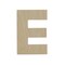 Wooden Letter E 12 inch or 8 inch, Unfinished Large Wood Letters for Crafts | Woodpeckers